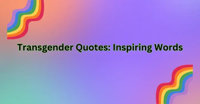 Transgender Quotes
