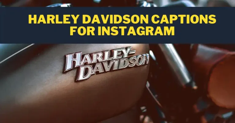 Harley Davidson Captions for Instagram