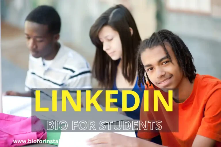 LinkedIn Bio for Students